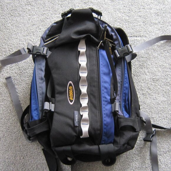 Asolo Black & Blue Hiking Backpack 19" x 15" - Picture 1 of 14